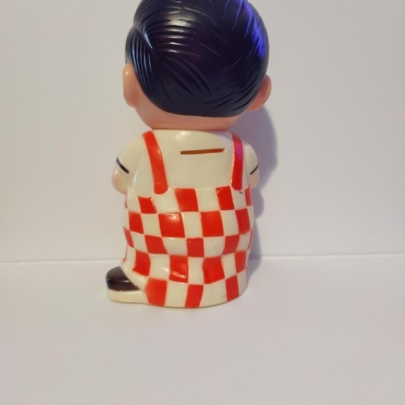 Big Boy red and white piggy bank #piggybank #retro T102 - Picture 2 of 5